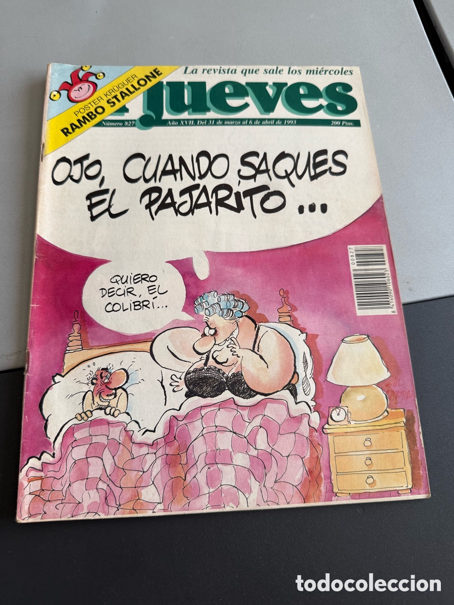 Coleccionismo de Revista El Jueves: EL JUEVES. N 827. P&oacute;ster. RAMBO STALLONE