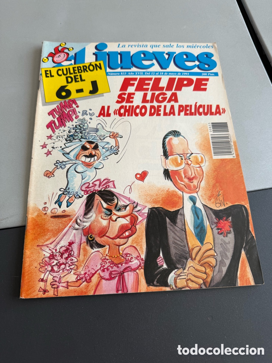 Coleccionismo de Revista El Jueves: EL JUEVES. n 833. &hellip;..