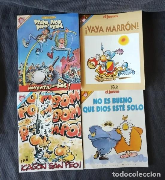 Coleccionismo de Revista El Jueves: Lote 4 Pendones del Humor (El Jueves) Azagra, Iv&agrave;, Fer, J.L. Mart&iacute;n (N&ordm; 81, 100, 101, 108)