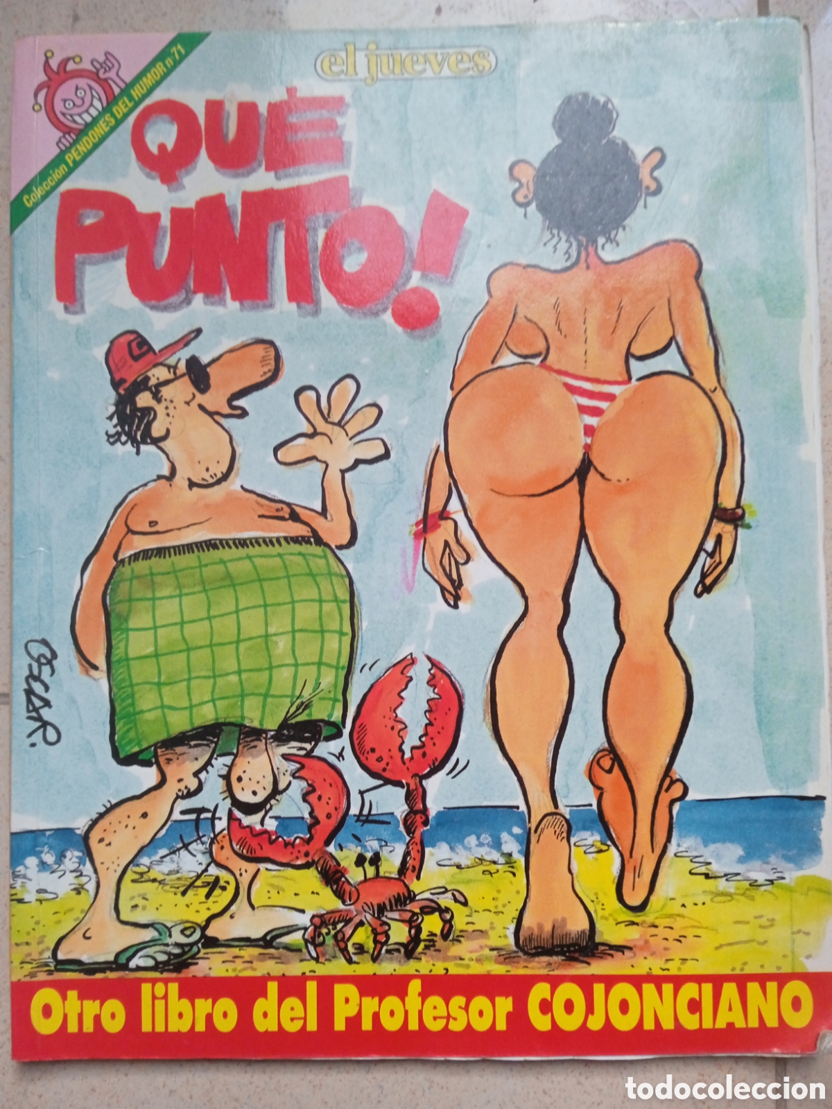 Coleccionismo de Revista El Jueves: El jueves Pendones del humor n&deg;71 profesor Cojonciano