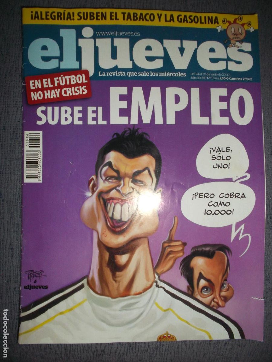 Colecionismo da Revista El Jueves: El Jueves 2009 N&ordm; 1674