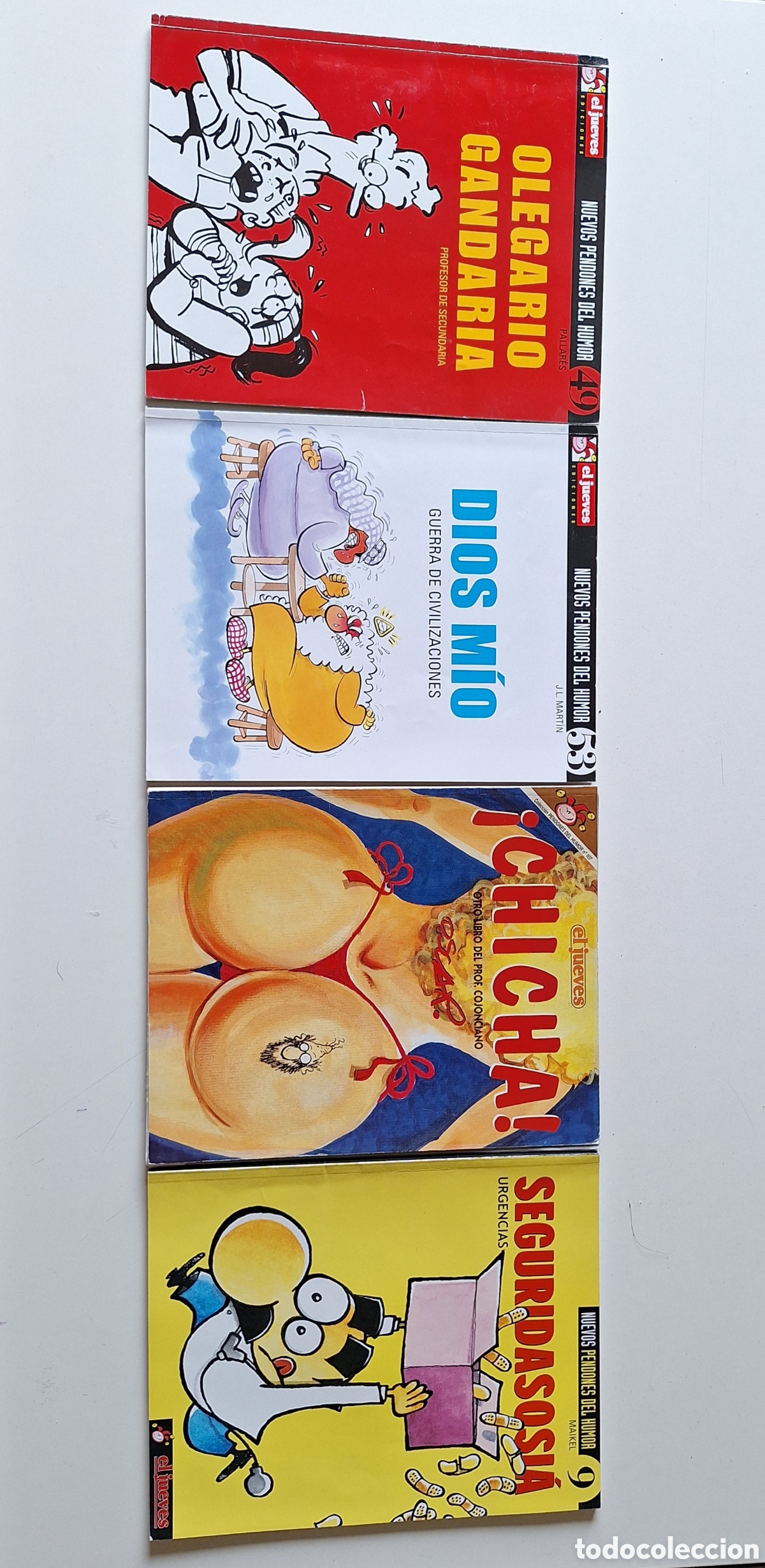 Coleccionismo de Revista El Jueves: Lote de &rdquo;el jueves&rdquo; con dedicatoria por pallares