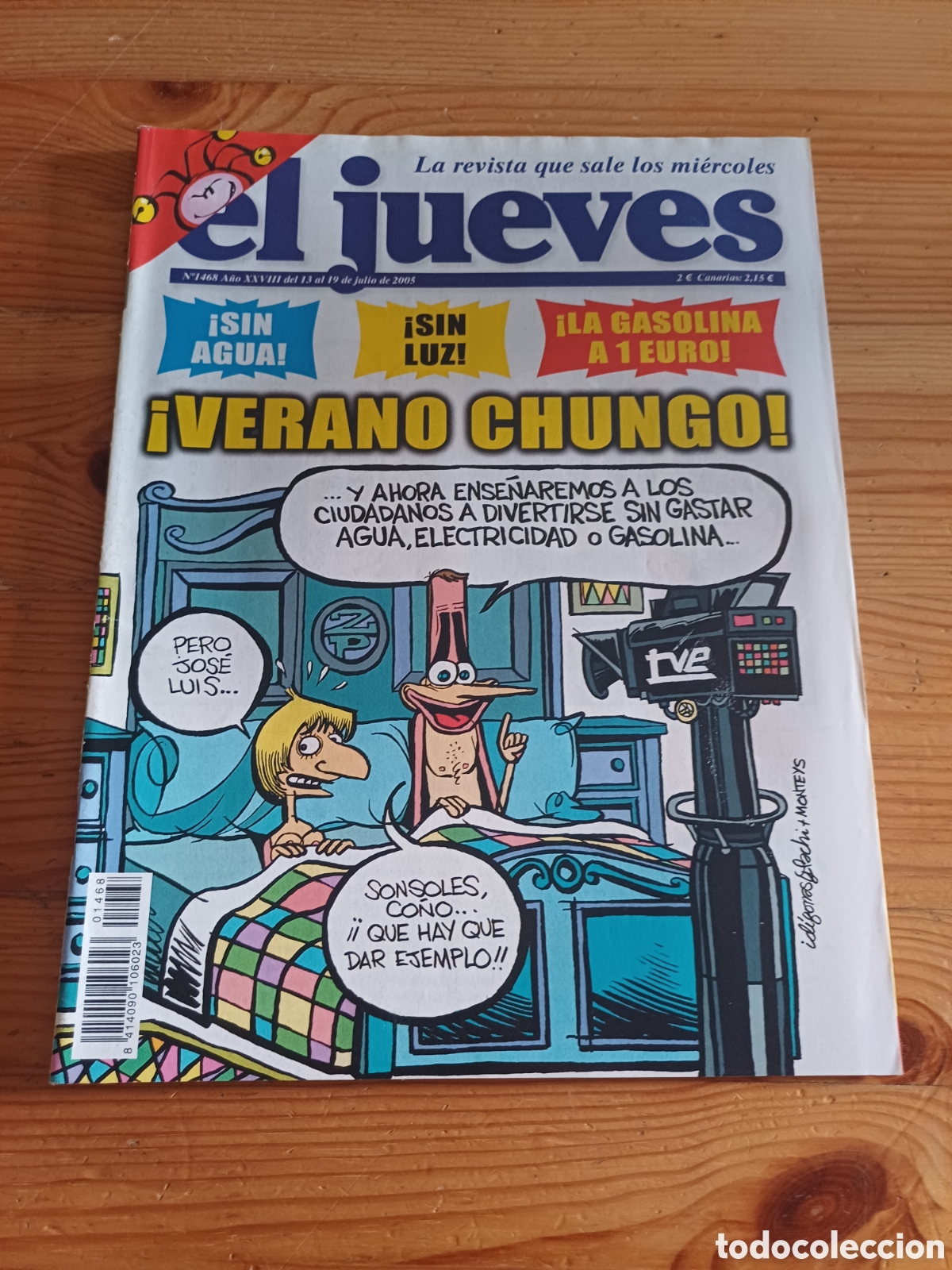 Coleccionismo de Revista El Jueves: Revista el jueves 1468 Poster Pamela Anderson