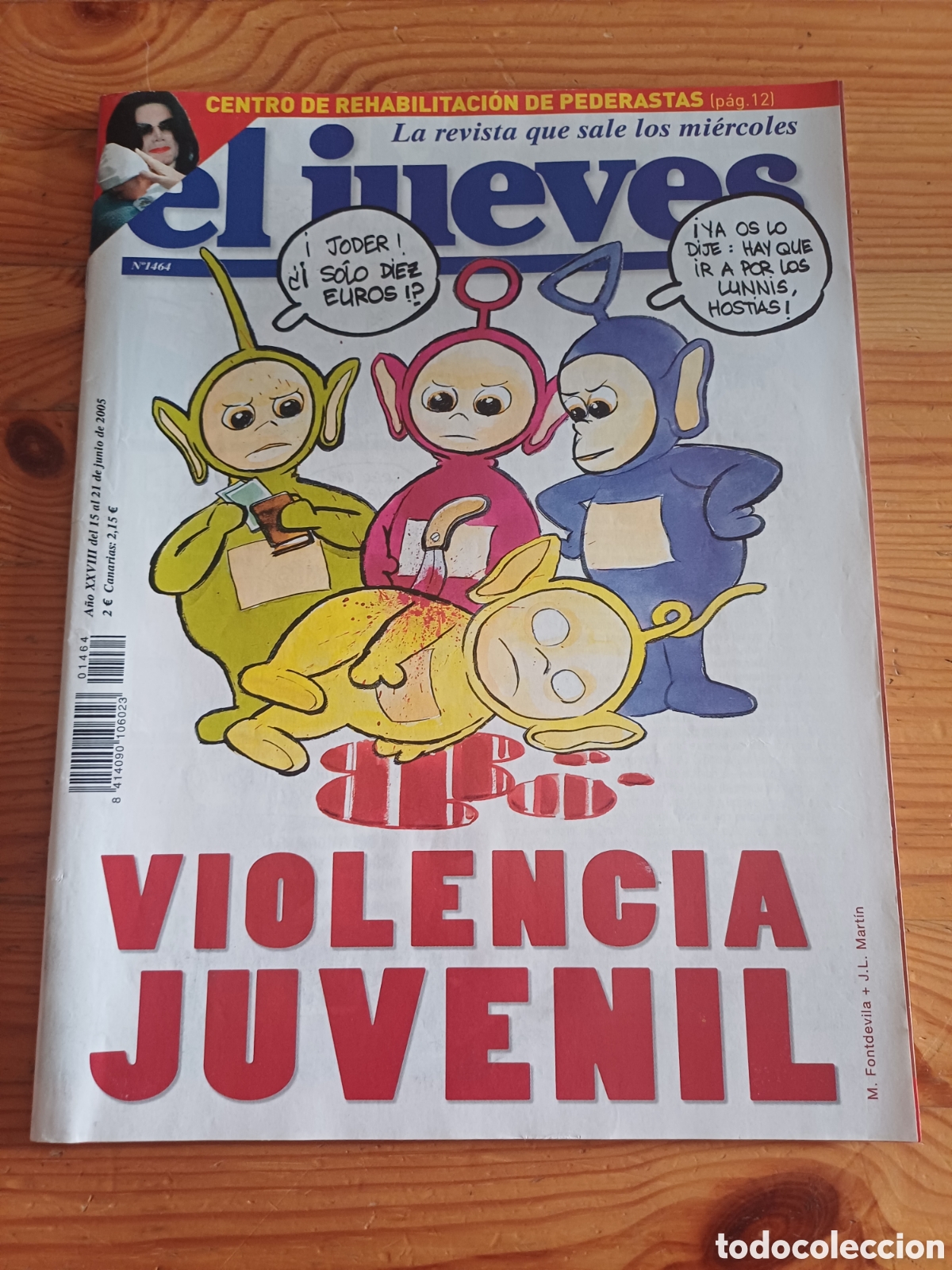 Coleccionismo de Revista El Jueves: Revista el jueves 1464 Poster 7 Vidas El frutero y Diana