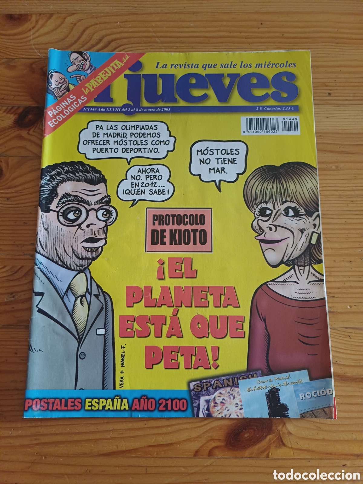 Coleccionismo de Revista El Jueves: Revista el jueves 1449 Esperanza Aguirre Alberto Ruiz Gallardon