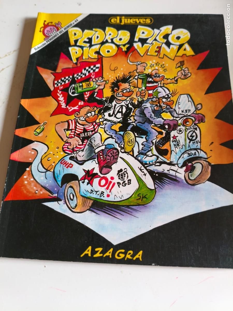 Coleccionismo de Revista El Jueves: Pendones del humor 44 Pedro Pico y Pico Vena El jueves Azagra