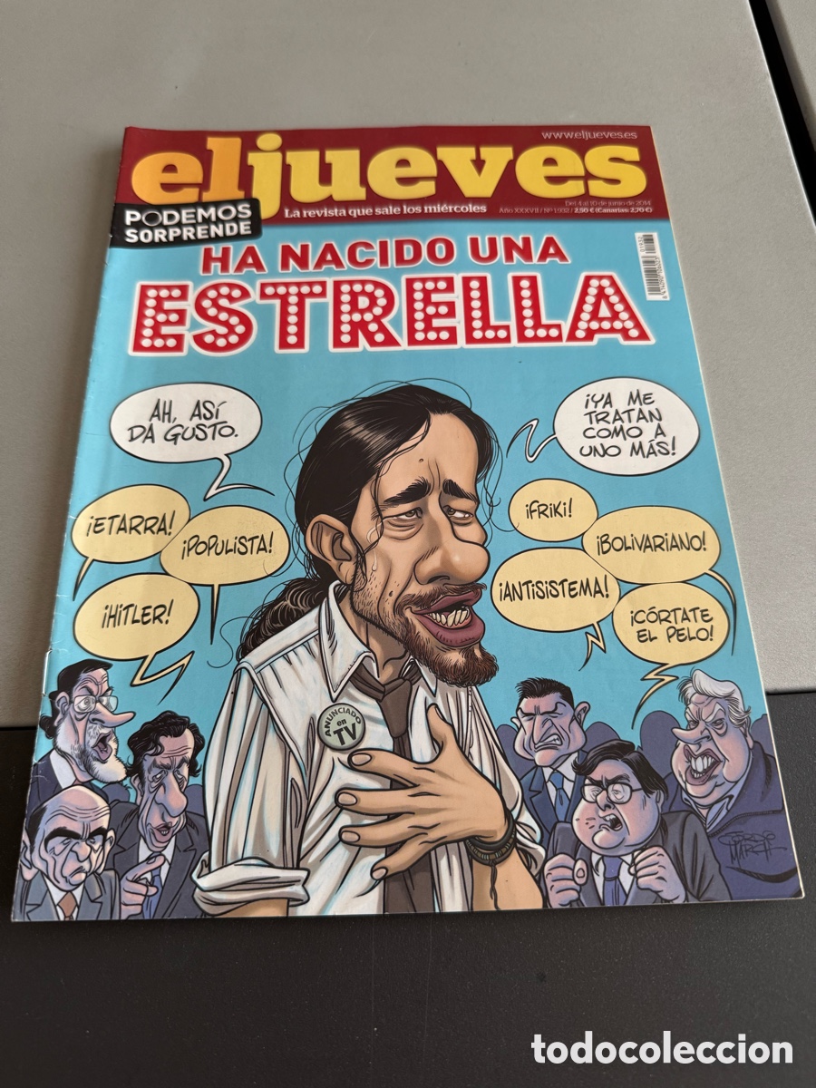 Coleccionismo de Revista El Jueves: EL JUEVES. HA NACIDO UNA ESTRELLA. N 1932