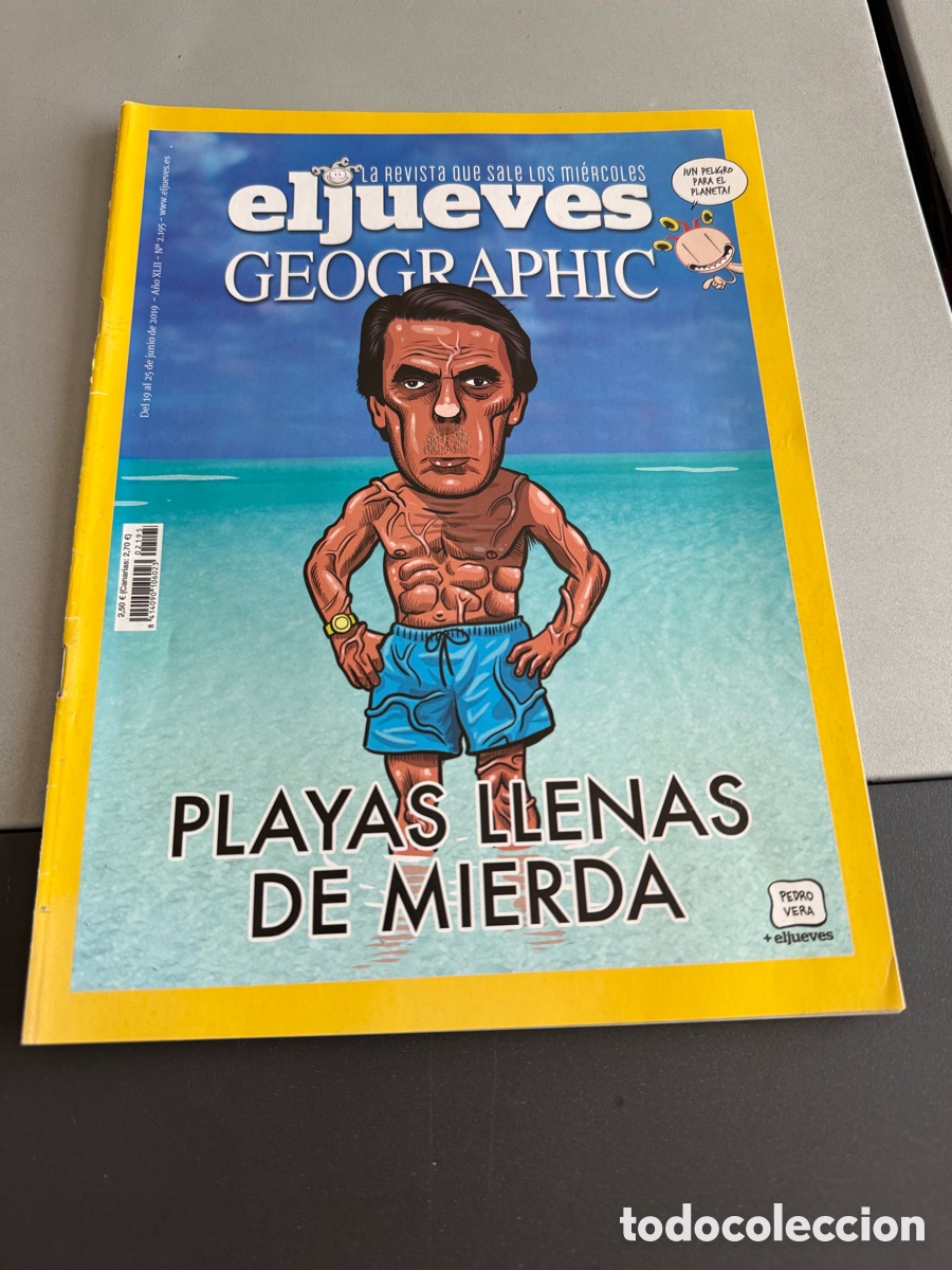 Coleccionismo de Revista El Jueves: EL JUEVES. PLAYAS LLENAS DE MIERDA. N 2195