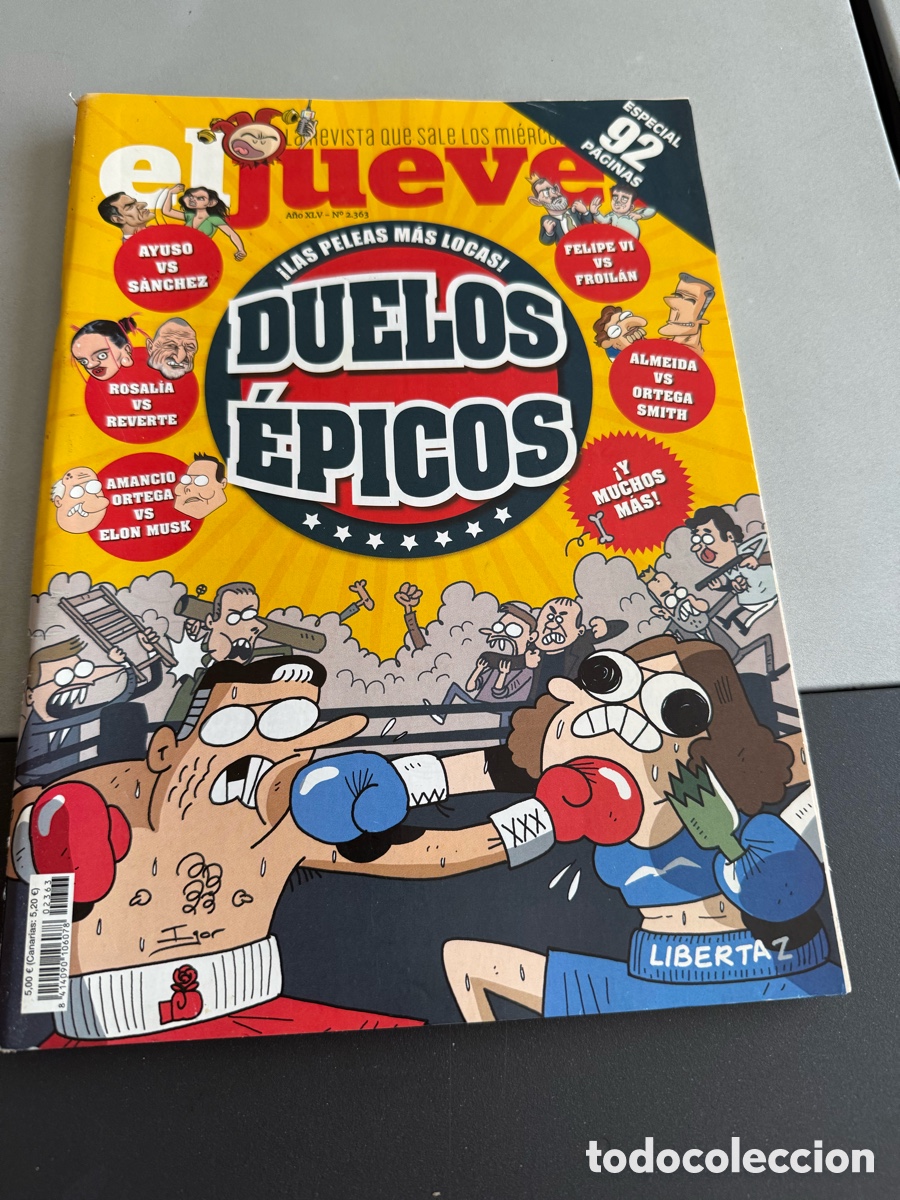 Coleccionismo de Revista El Jueves: EL JUEVES. ESPECIAL. DUELOS &Eacute;PICOS. N 2363