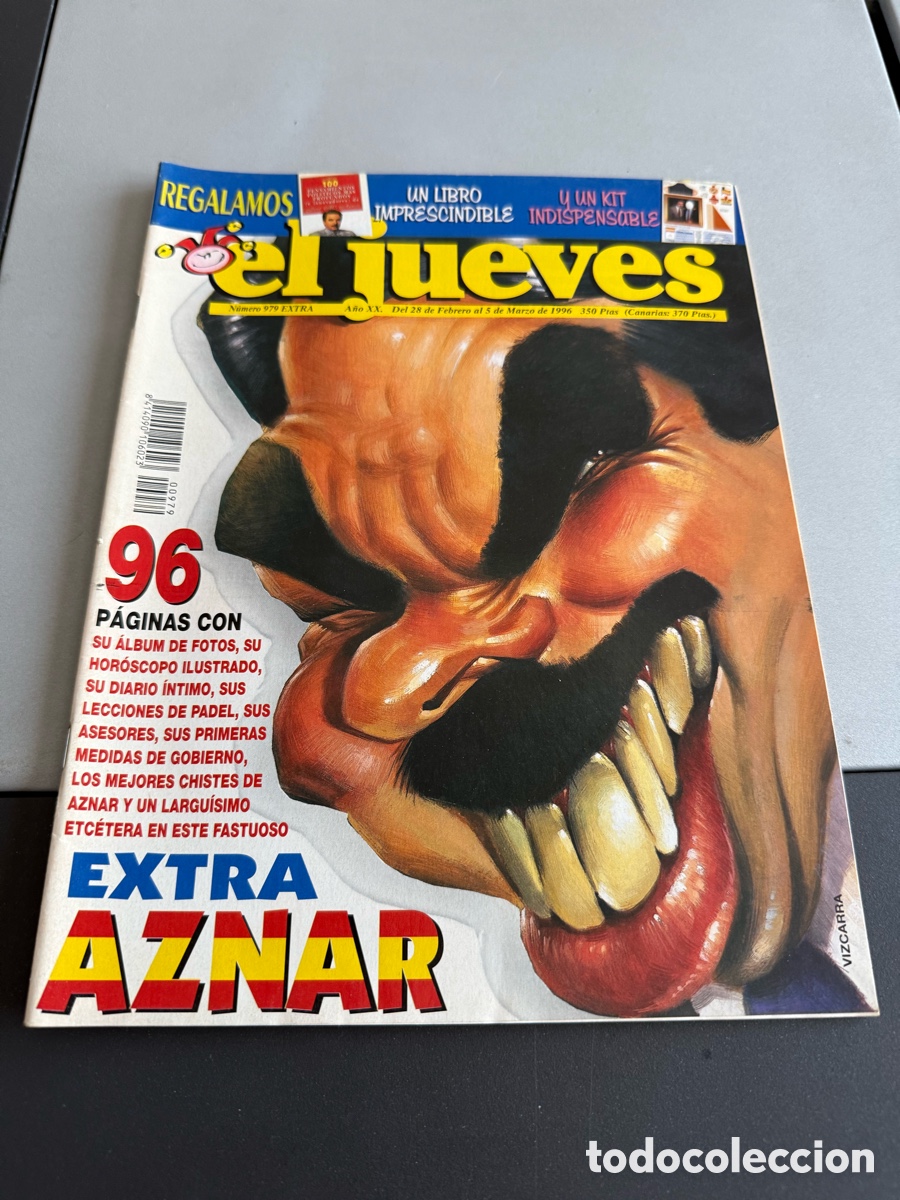 Coleccionismo de Revista El Jueves: EL JUEVES. EXTRA AZNAR. N 979