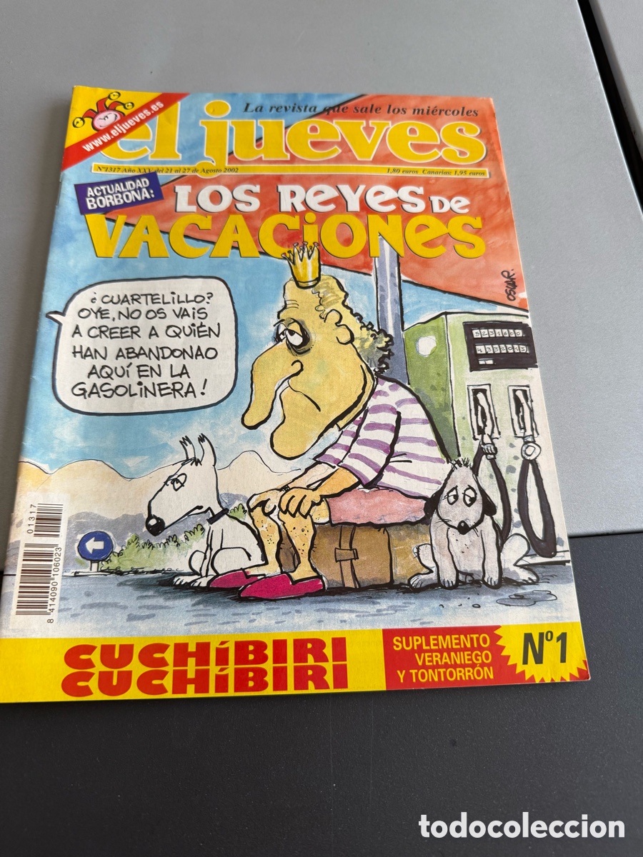 Coleccionismo de Revista El Jueves: EL JUEVES. LOS REYES DE VACACIONES. N 1317