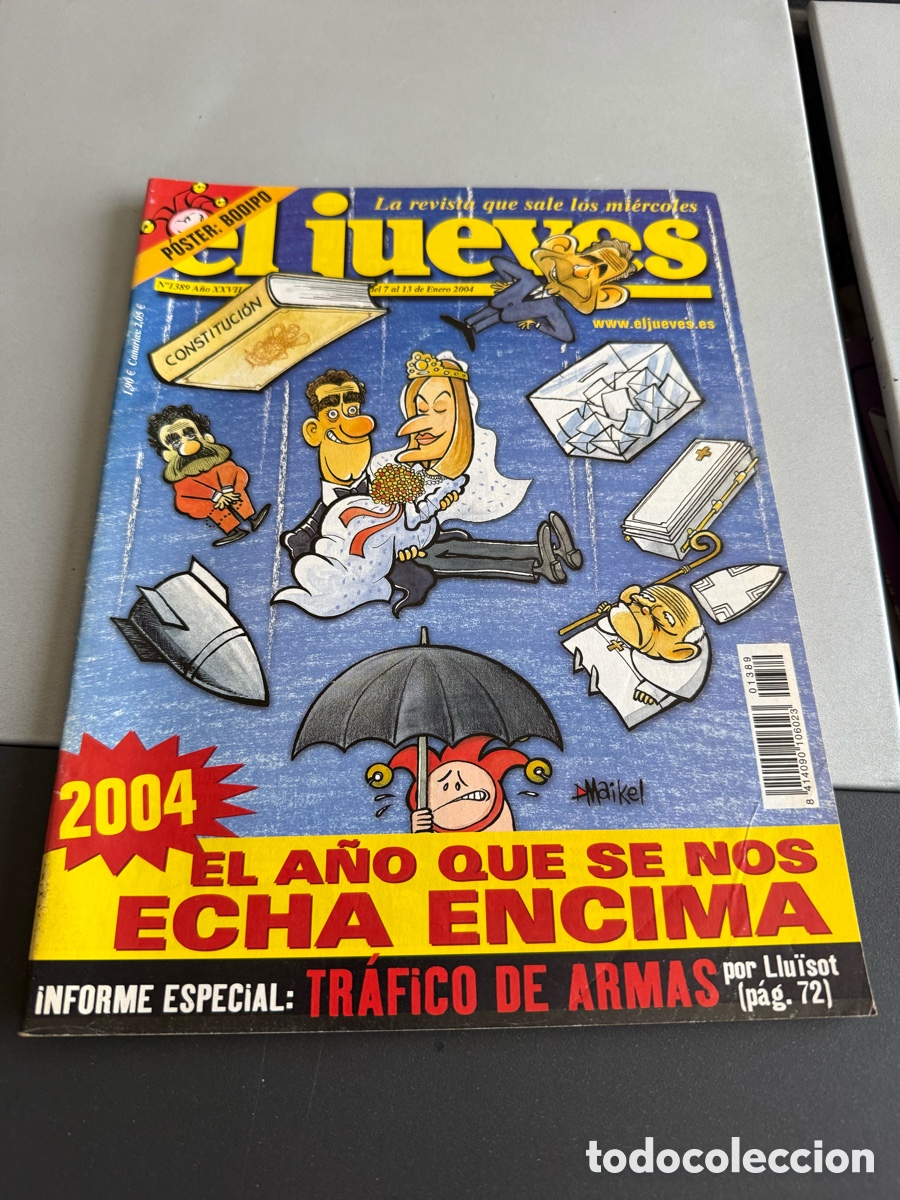 Coleccionismo de Revista El Jueves: EL JUEVES. N 1389. 2004. P&oacute;ster BODIPO