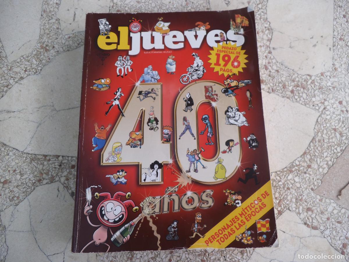 Coleccionismo de Revista El Jueves: el jueves, especial 40 a&ntilde;os, personajes miticos de todas las epocas 196 paginas
