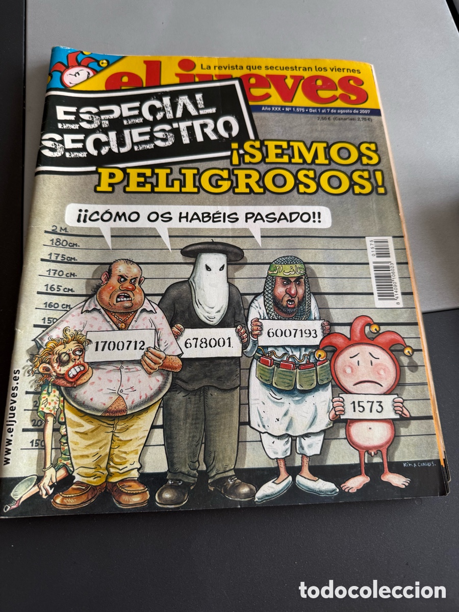 Coleccionismo de Revista El Jueves: EL JUEVES. ESPECIAL SECUESTRO. N 1575