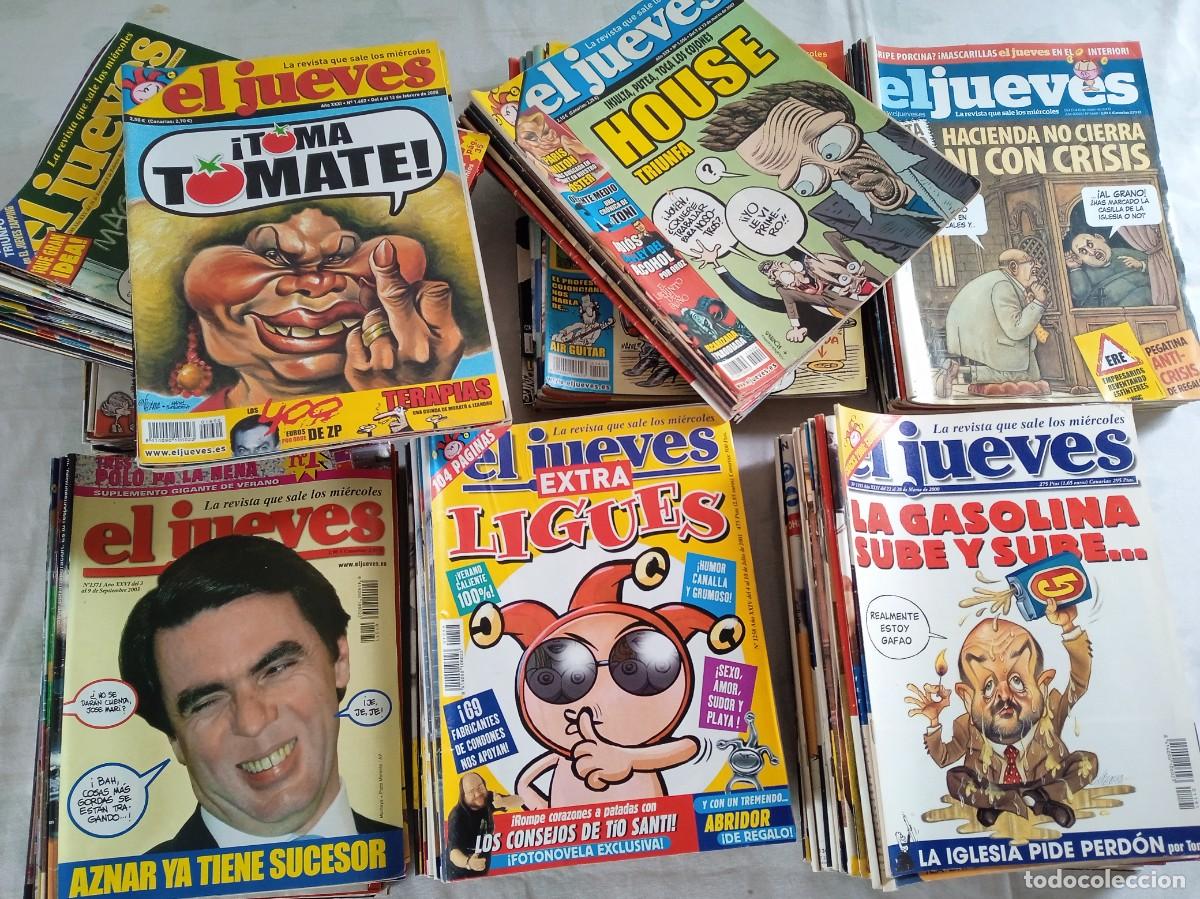 Coleccionismo de Revista El Jueves: El Jueves: Lote de 153 n&uacute;meros entre los a&ntilde;os 2000 y 2009