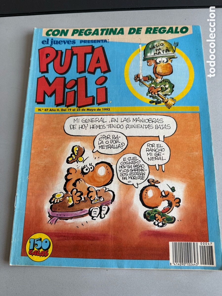 Coleccionismo de Revista El Jueves: Revista. PUTA MILI. N 47.