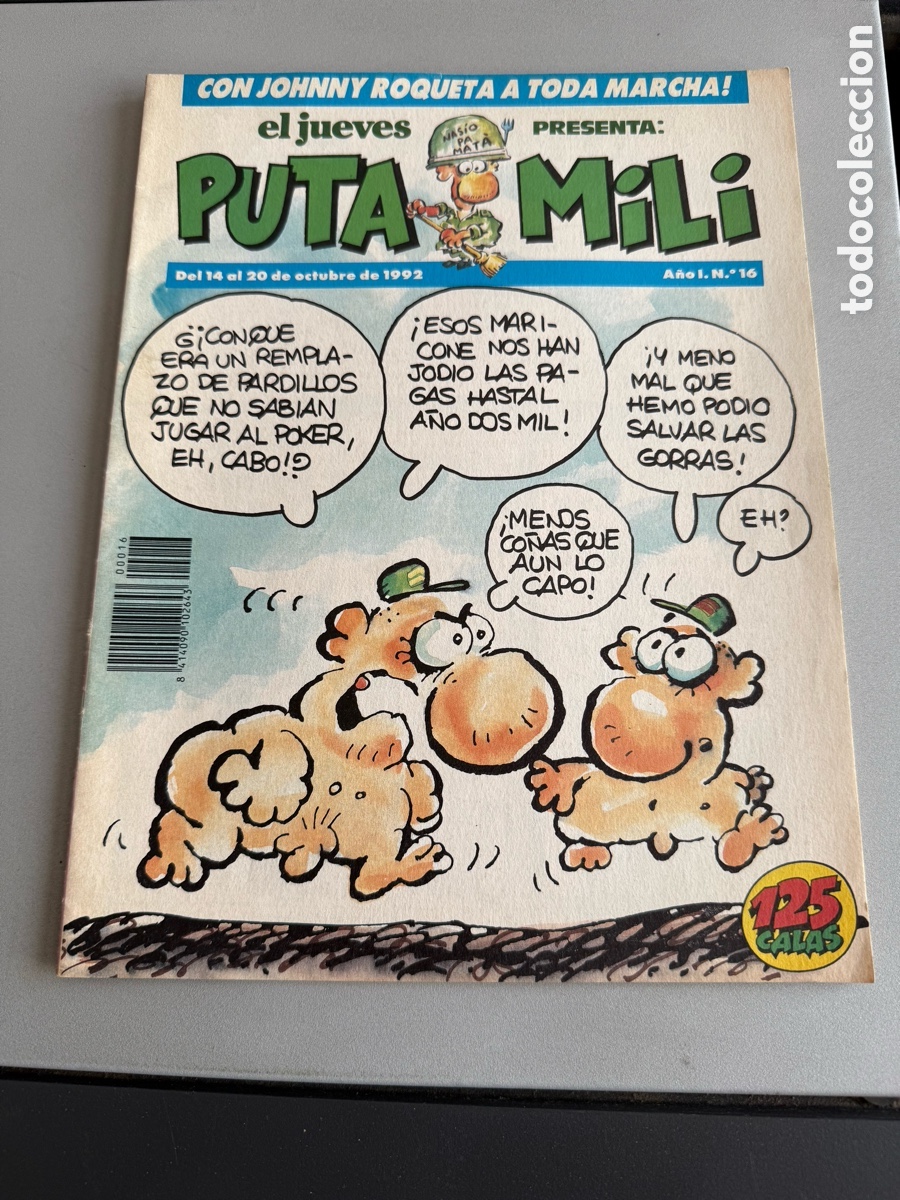 Coleccionismo de Revista El Jueves: Revista. PUTA MILI. 16