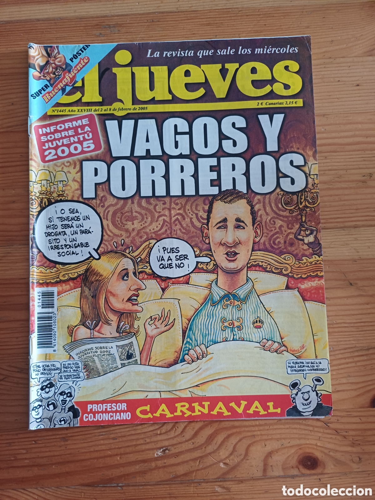 Coleccionismo de Revista El Jueves: Revista El Jueves 1445 Poster Andreu Buenafuente