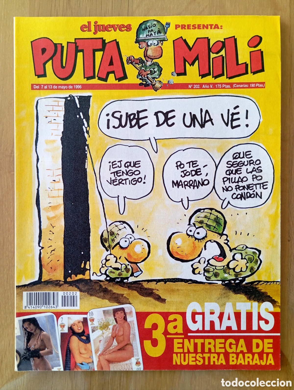 Coleccionismo de Revista El Jueves: EL JUEVES PUTA MILI MAYO 1996 32 P&Aacute;GINAS
