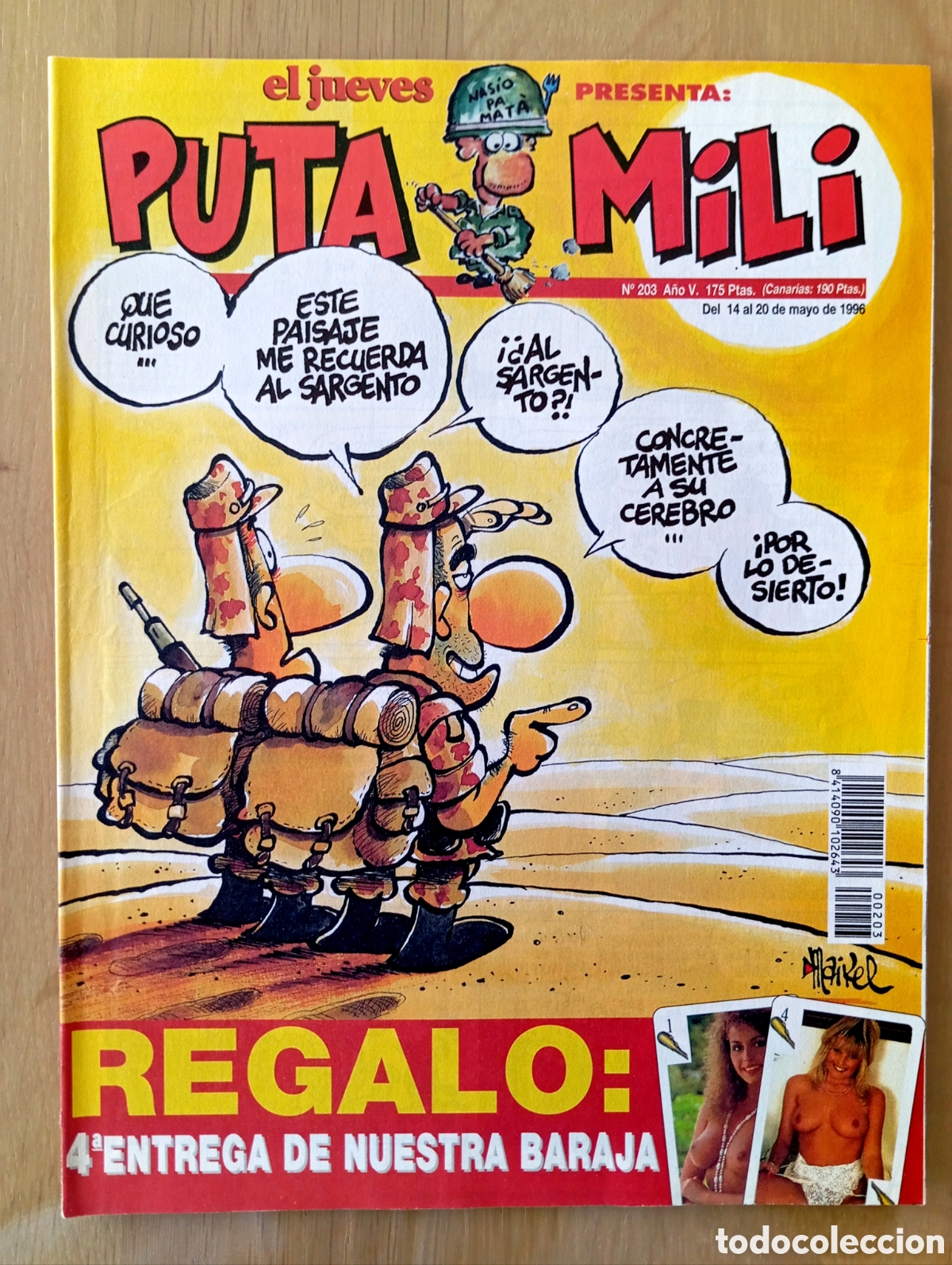Coleccionismo de Revista El Jueves: EL JUEVES PUTA MILI MAYO 1996 32 P&Aacute;GINAS