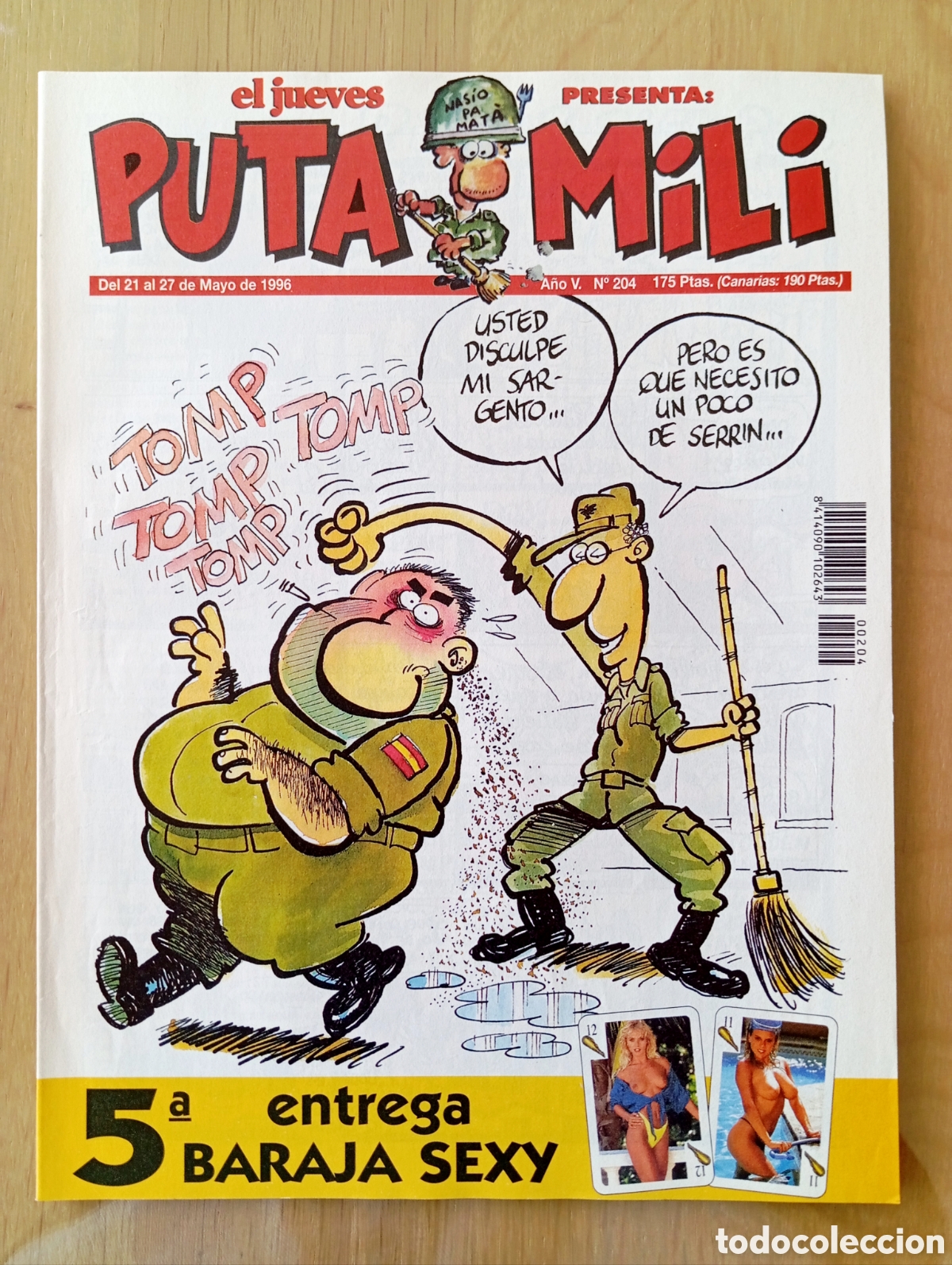 Coleccionismo de Revista El Jueves: EL JUEVES PUTA MILI MAYO 1996 32 P&Aacute;GINAS