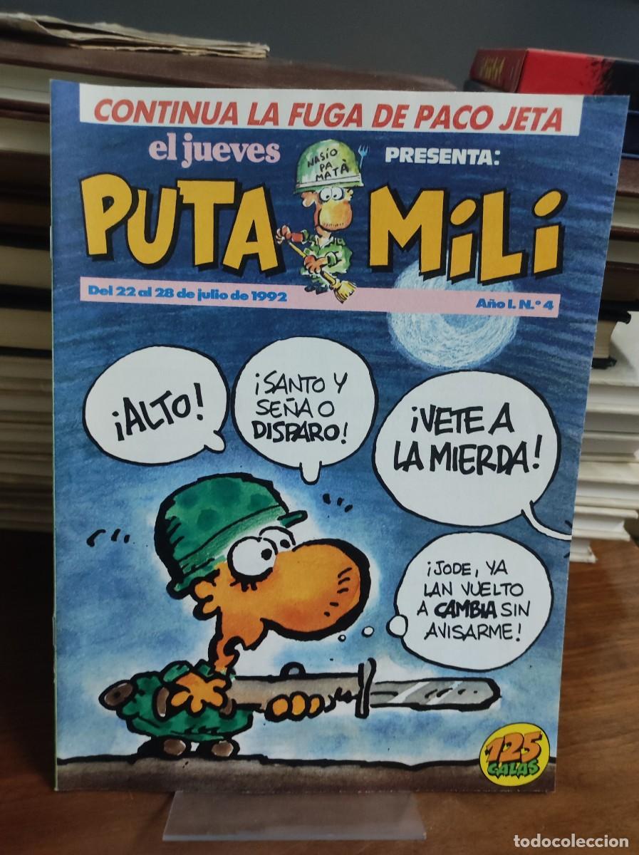 Coleccionismo de Revista El Jueves: Puta Mili - &rdquo;&iexcl;Alto! &iexcl;Santo y se&ntilde;a...&rdquo; A&ntilde;o I - N&ordm; 4 (22-28 julio 1992)