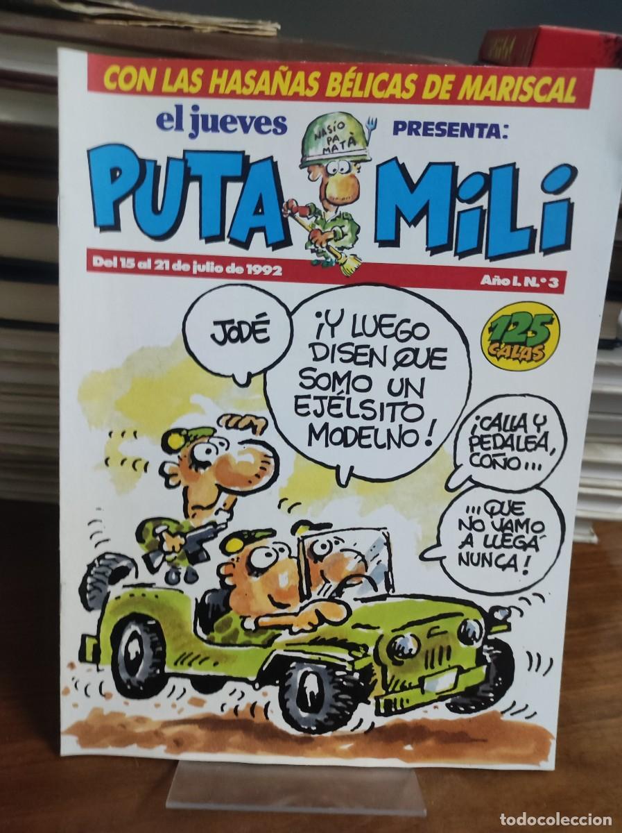 Coleccionismo de Revista El Jueves: Puta Mili - &rdquo;&iexcl;Y luego disen que somo...&rdquo; A&ntilde;o I - N&ordm; 3 (15-21 julio 1992)