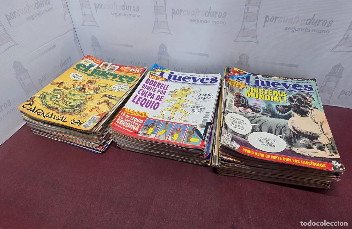 Coleccionismo de Revista El Jueves: Lote 89 revistas EL JUEVES desde 1994 hasta 2005