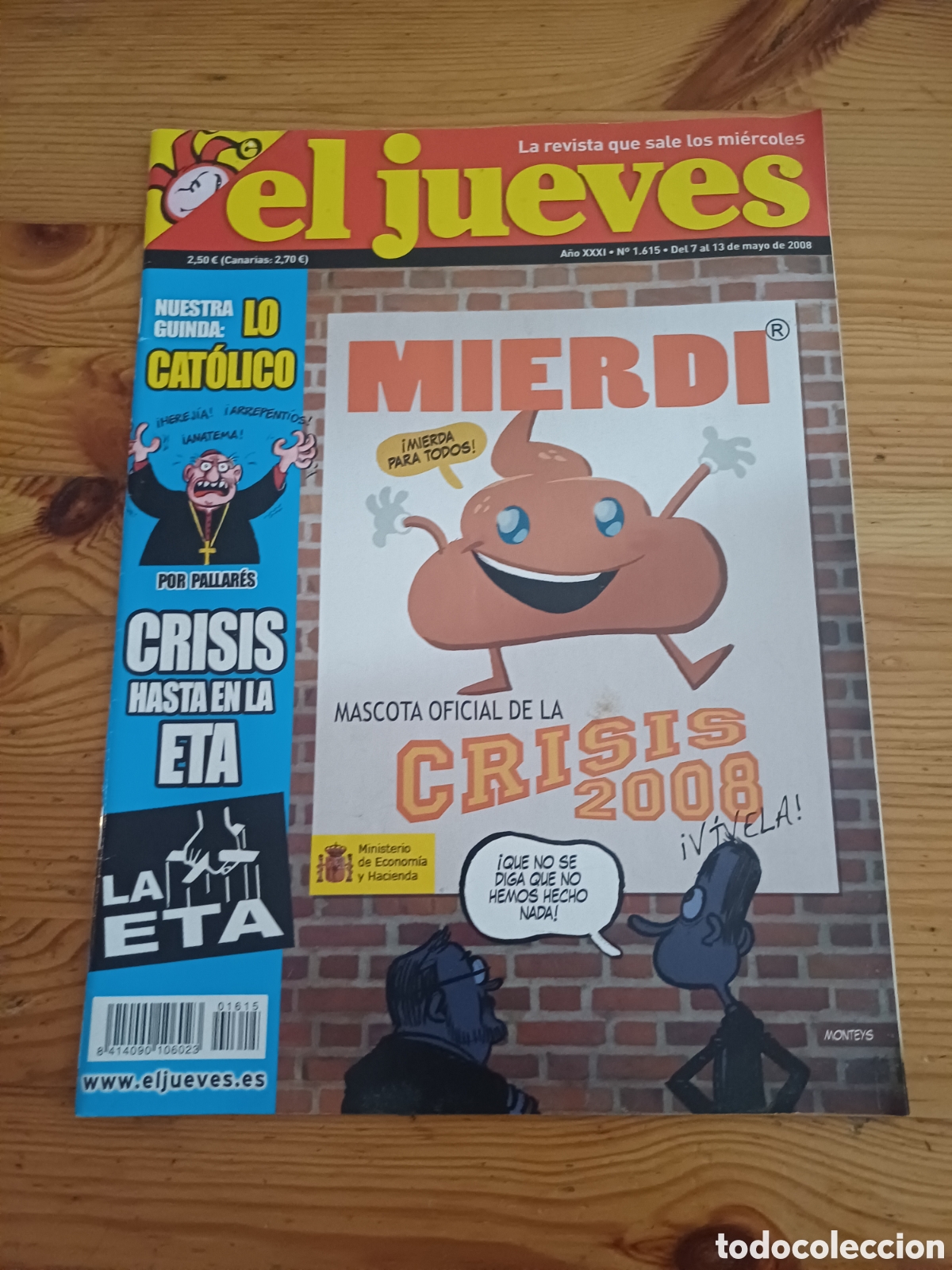 Coleccionismo de Revista El Jueves: El Jueves Revista 1615 Poster Belen Esteban
