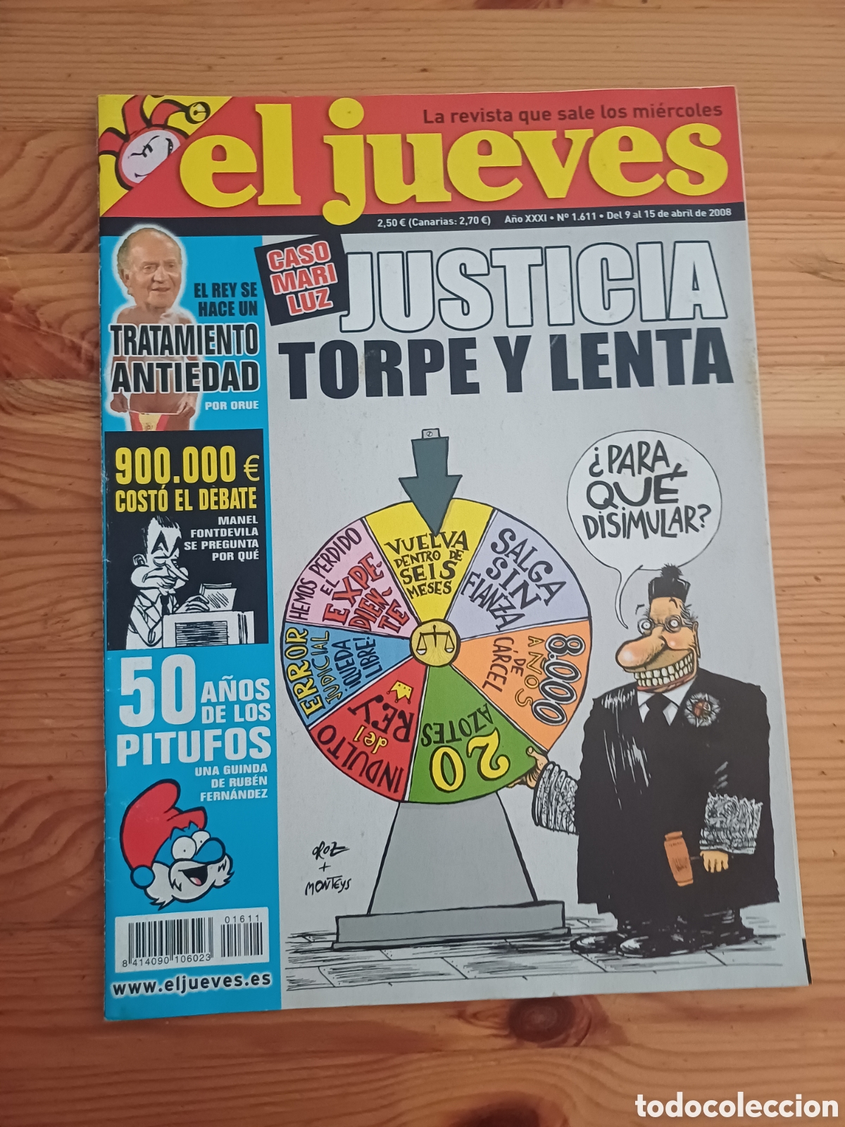 Coleccionismo de Revista El Jueves: El Jueves Revista 1611 Poster Gemma Mengual Sirenita natacion sincronizada