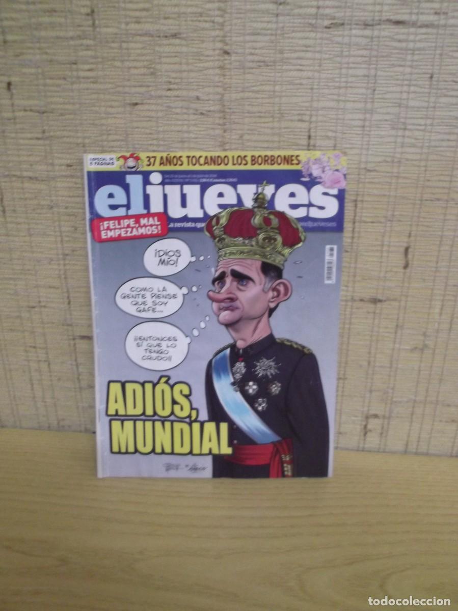 Coleccionismo de Revista El Jueves: Revista El Jueves n&ordm;1935 del a&ntilde;o 2014.Adi&oacute;s mundial