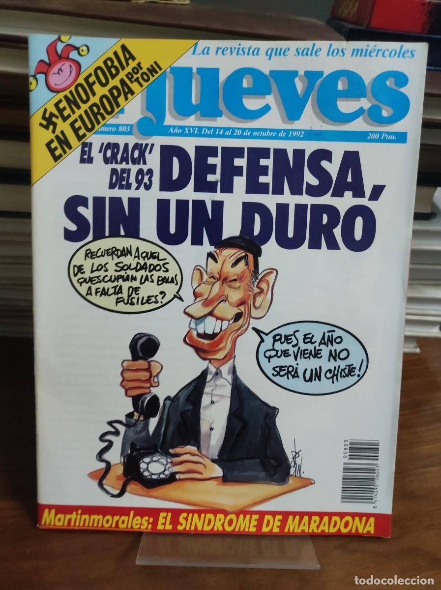 Coleccionismo de Revista El Jueves: El Jueves 803 DEFENSA, SIN UN DURO