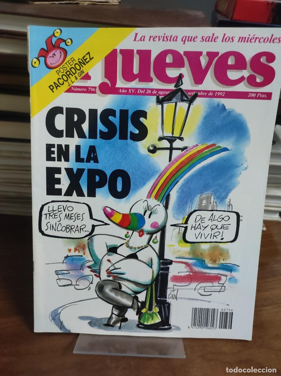 Coleccionismo de Revista El Jueves: El Jueves 796 CRISIS EN LA EXPO