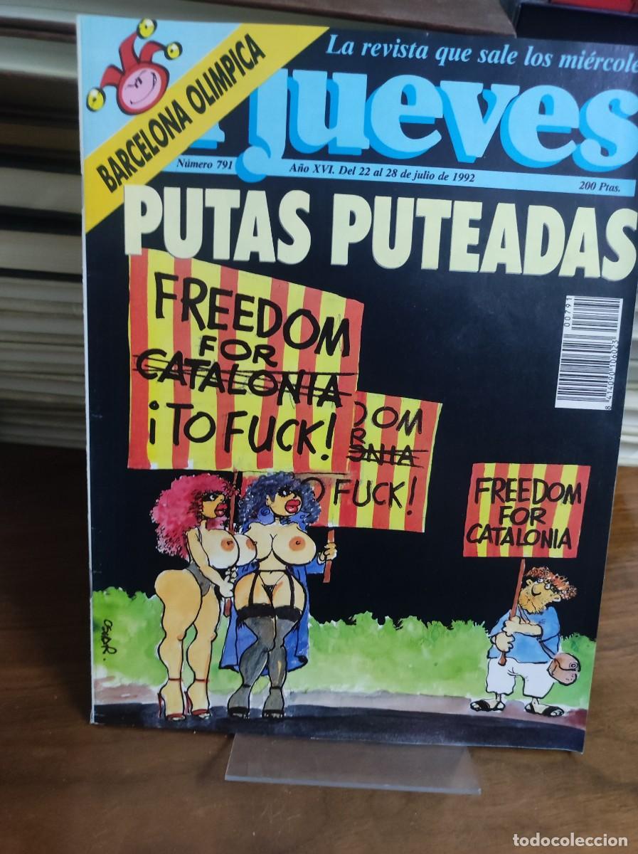 Coleccionismo de Revista El Jueves: El Jueves 791 PUTAS PUTEADAS (Barcelona Ol&iacute;mpica)