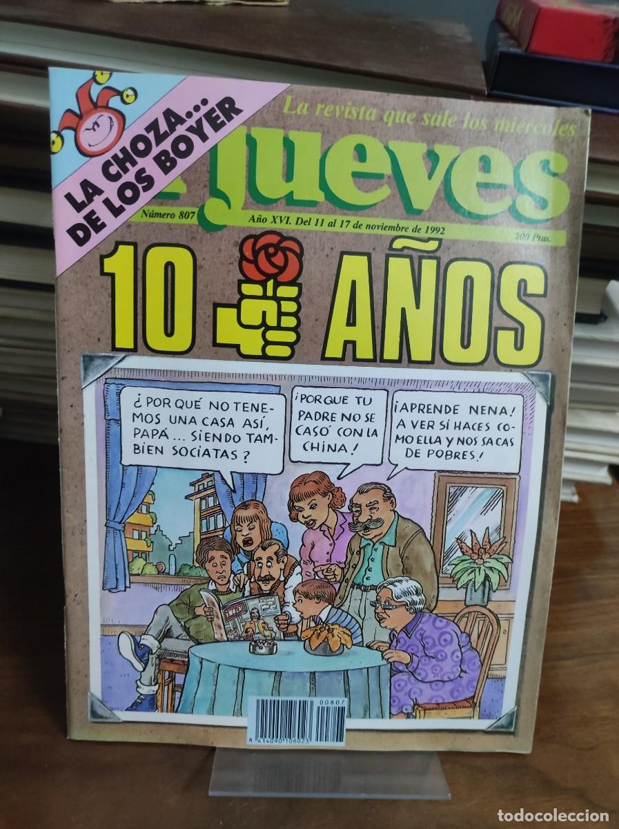 Coleccionismo de Revista El Jueves: El Jueves 807 10 A&Ntilde;OS (La choza... de los Boyer)
