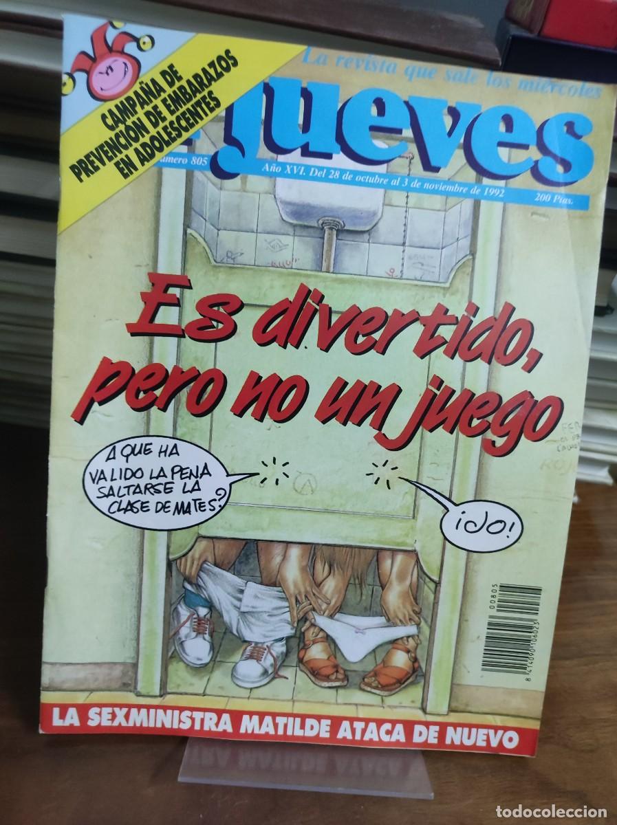 Coleccionismo de Revista El Jueves: El Jueves 805 Es divertido, pero no un juego