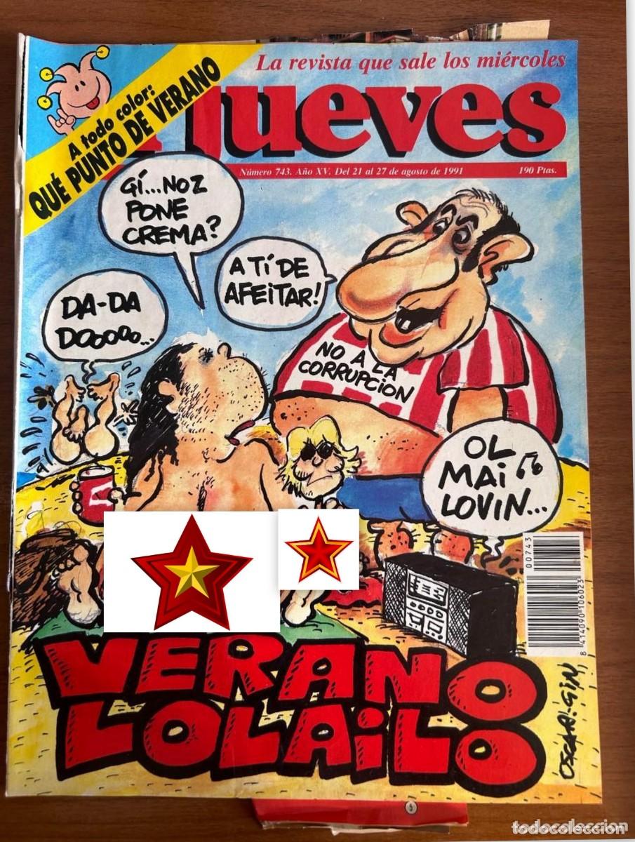 Colecionismo da Revista El Jueves: COMIC PARA ADULTOS EL JUEVES, N&Uacute;MERO 743.