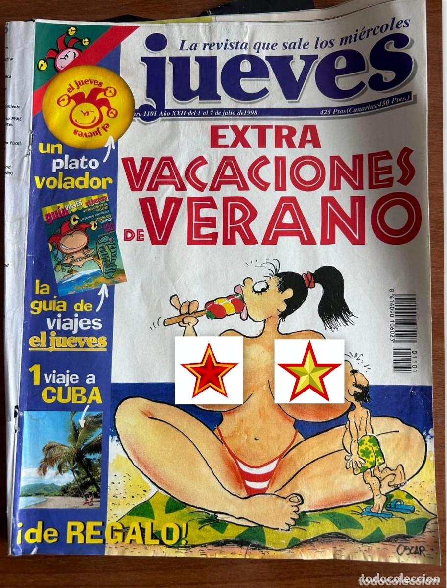 Sammeln von Zeitschriften El Jueves: EL JUEVES, N&Uacute;MERO 1101, EXTRA VACACIONES DE VERANO.-