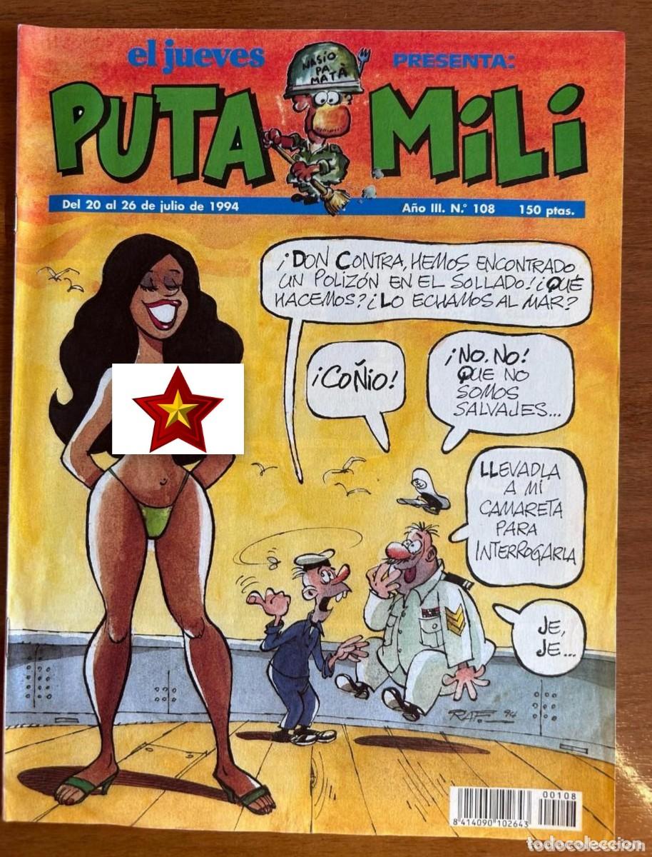 Colecionismo da Revista El Jueves: COMIC PARA ADULTOS PUTA MILI, N&Uacute;MERO 108.-