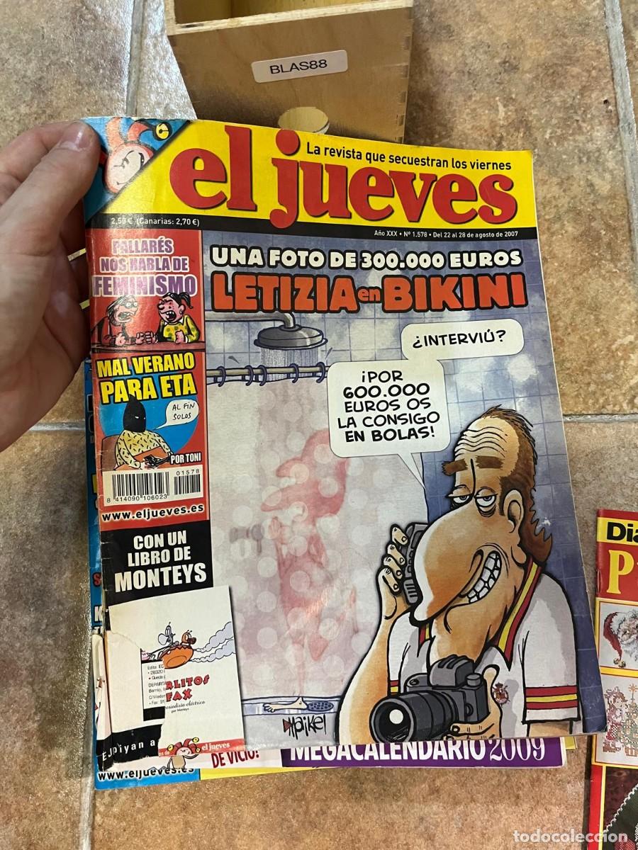 Coleccionismo de Revista El Jueves: BLAS88 REVISTA EL JUEVES n&ordm; 1578 (22-28 agosto 2007). &rdquo;Letizia en bikini&rdquo;.