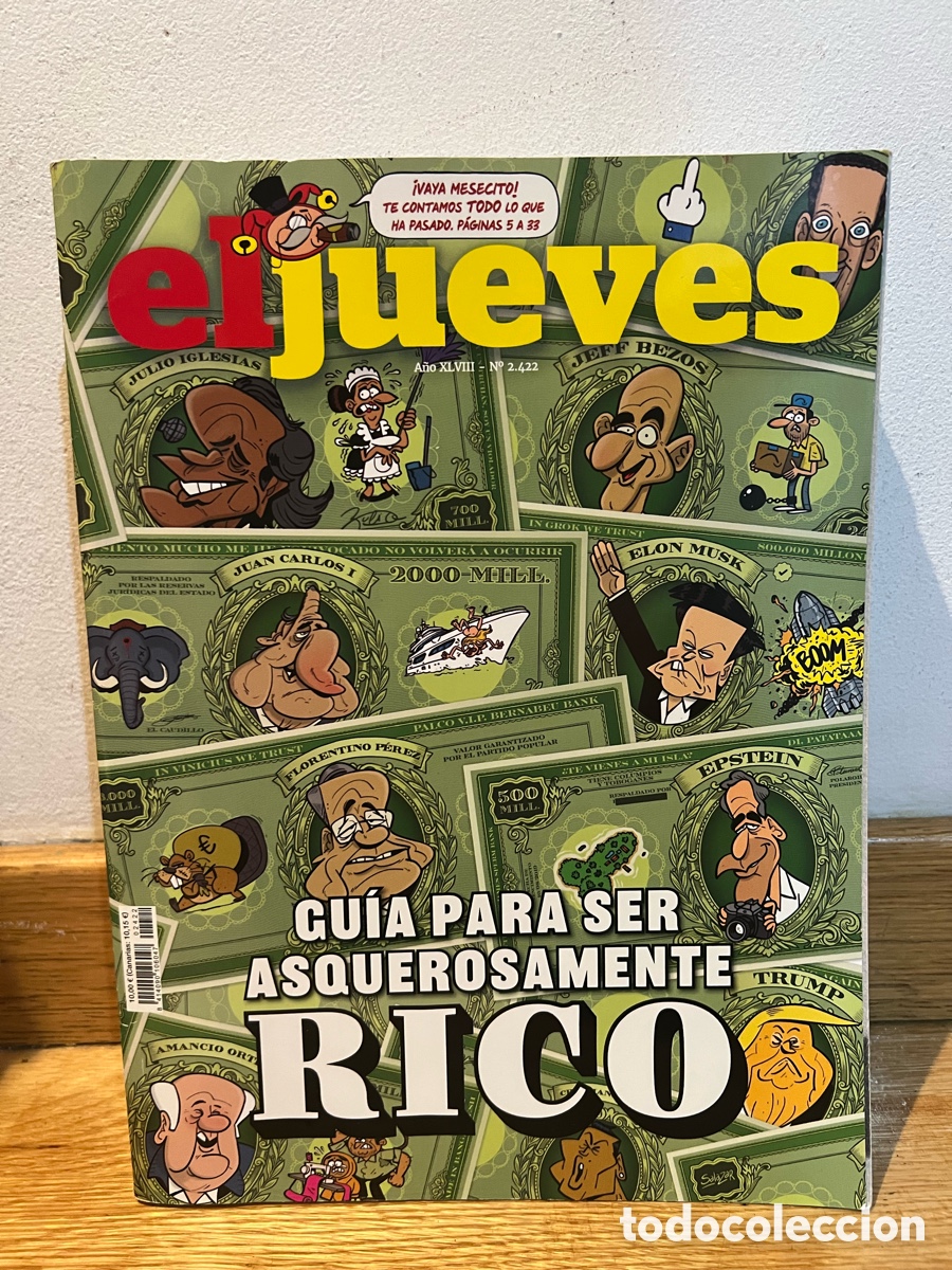 Coleccionismo de revista El Jueves: El jueves n&uacute;mero 2422