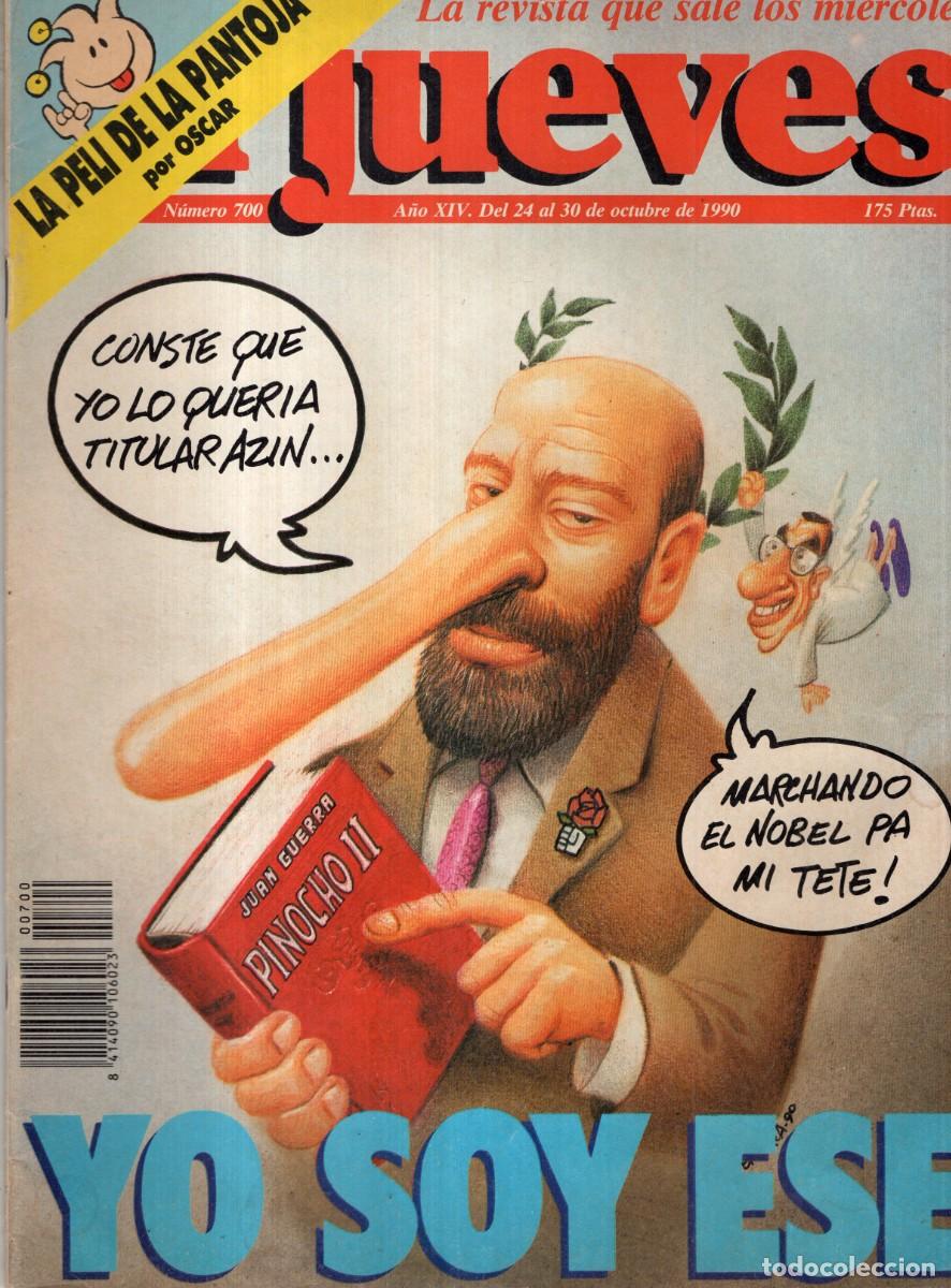 Coleccionismo de revista El Jueves: REVISTA EL JUEVES N&ordm; 700 A&Ntilde;O 1990 - YO SOY ESE