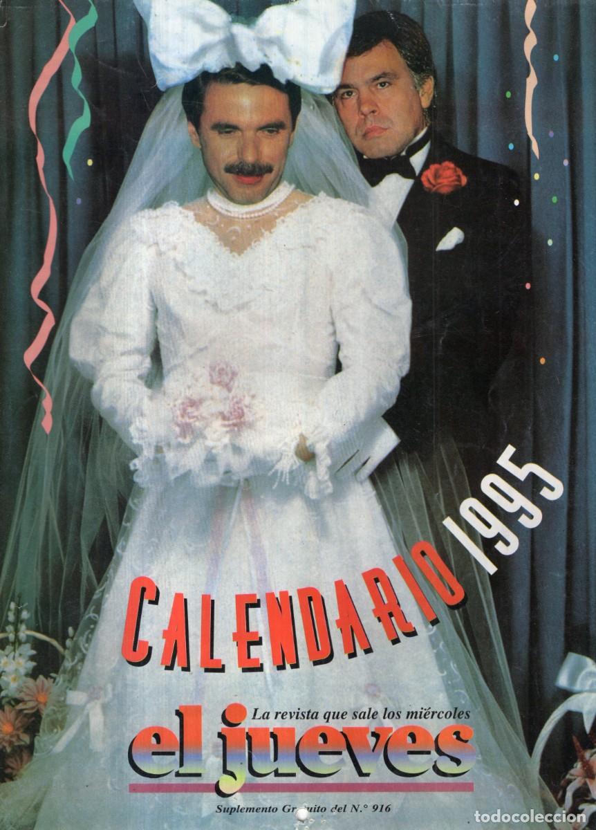 Coleccionismo de revista El Jueves: REVISTA EL JUEVES CALENDARIO 1995 (SUPLEMENTO N&ordm; 916) - BUEN ESTADO