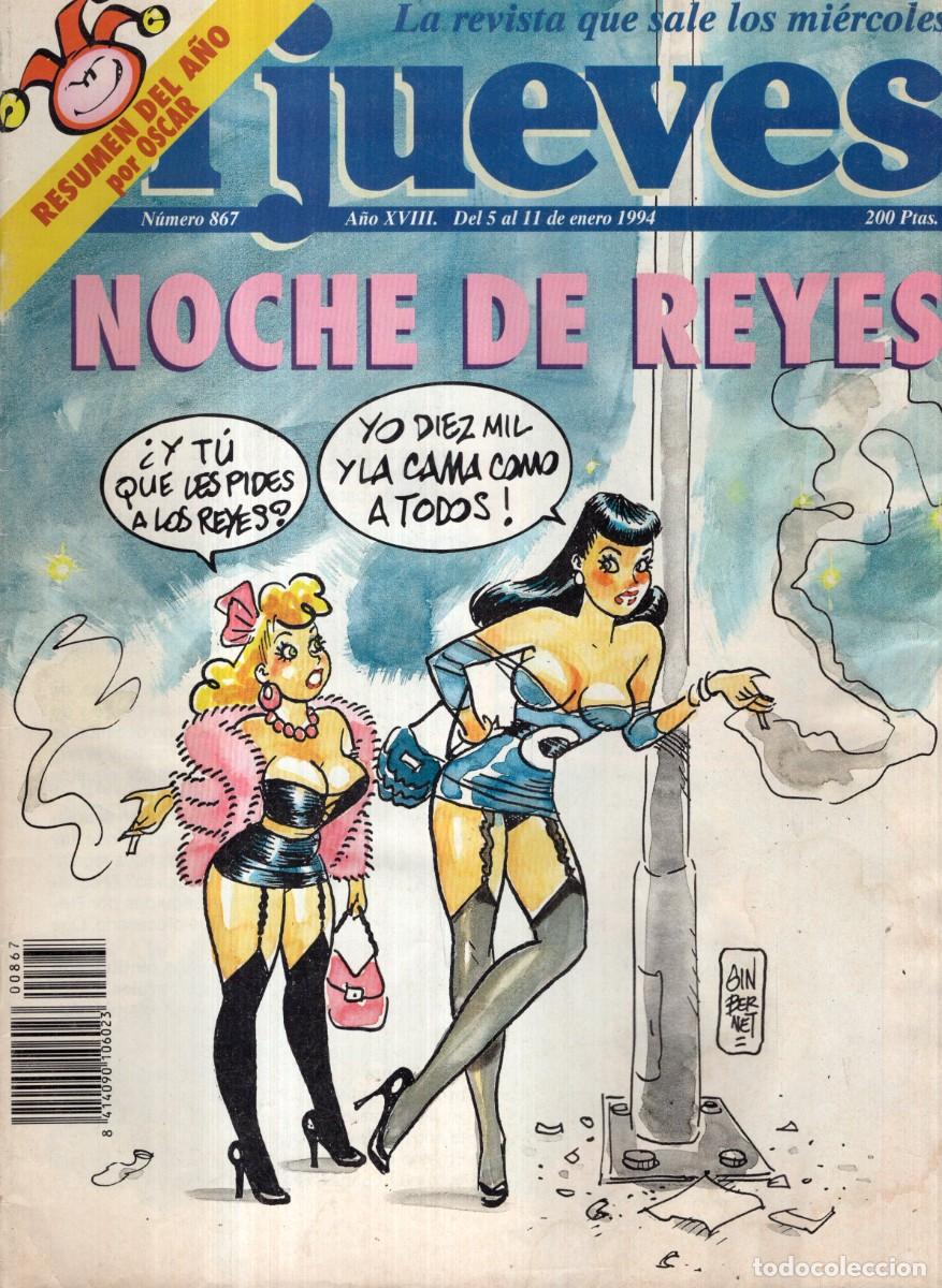 Coleccionismo de revista El Jueves: REVISTA EL JUEVES N&ordm; 867 A&Ntilde;O 1994 (INCLUYE POSTER) - NOCHE DE REYES