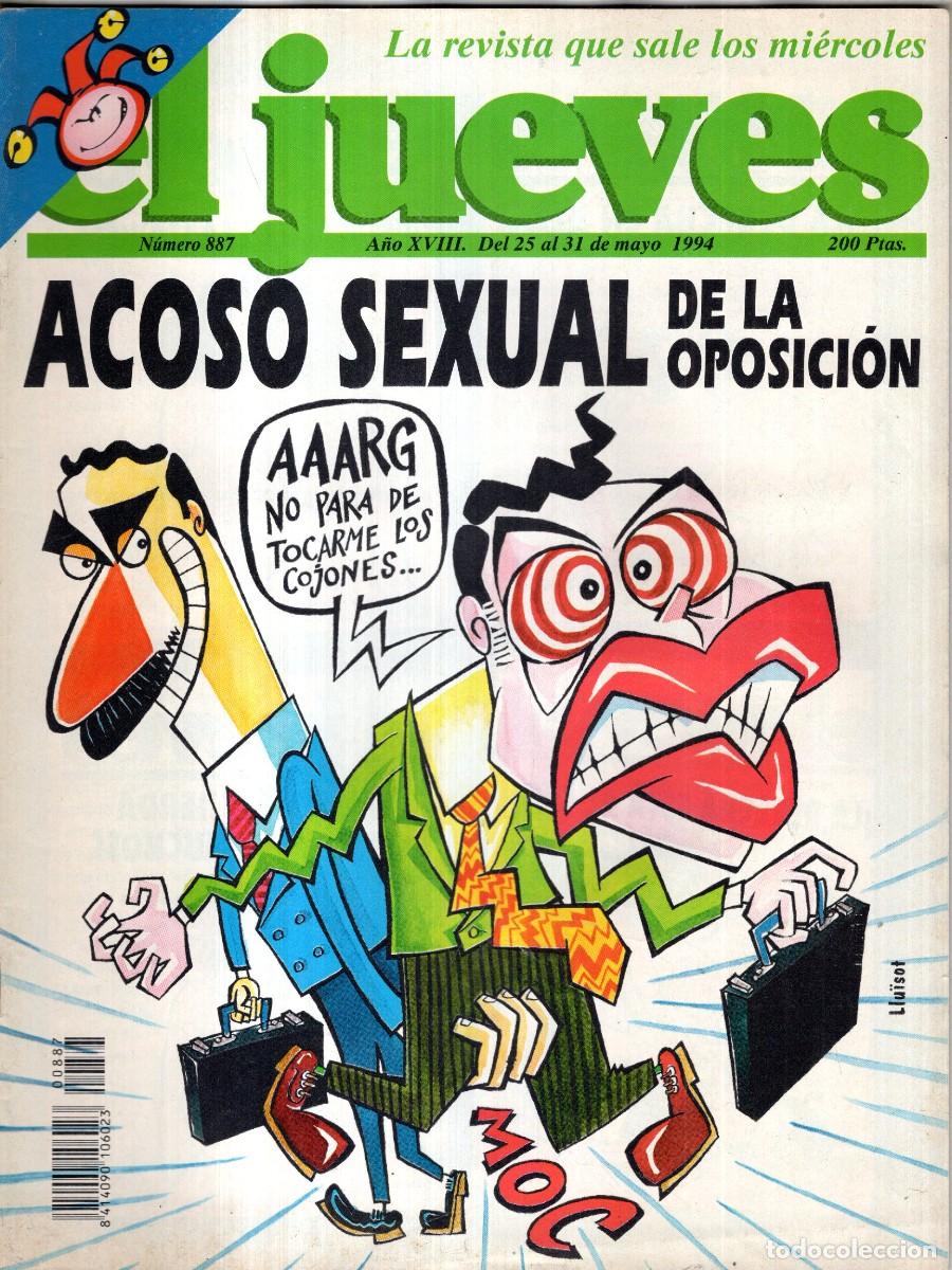 Coleccionismo de revista El Jueves: REVISTA EL JUEVES N&ordm; 887 A&Ntilde;O 1994 (INCLUYE POSTER) - ACOSO SEXUAL DE LA OPOSICION - MUY BUEN ESTADO