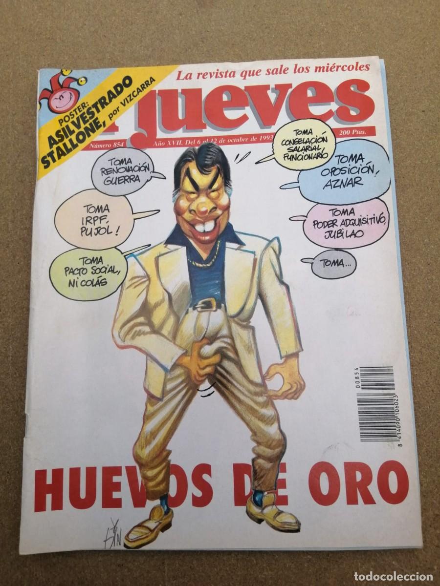 Coleccionismo de revista El Jueves: EL JUEVES (NUMERO 854) HUEVOS DE ORO