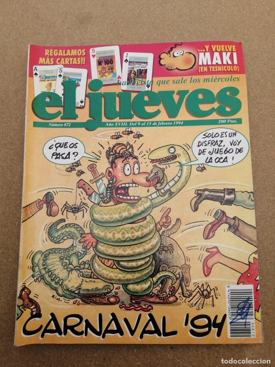 Coleccionismo de revista El Jueves: EL JUEVES (NUMERO 872) CARNAVAL 94