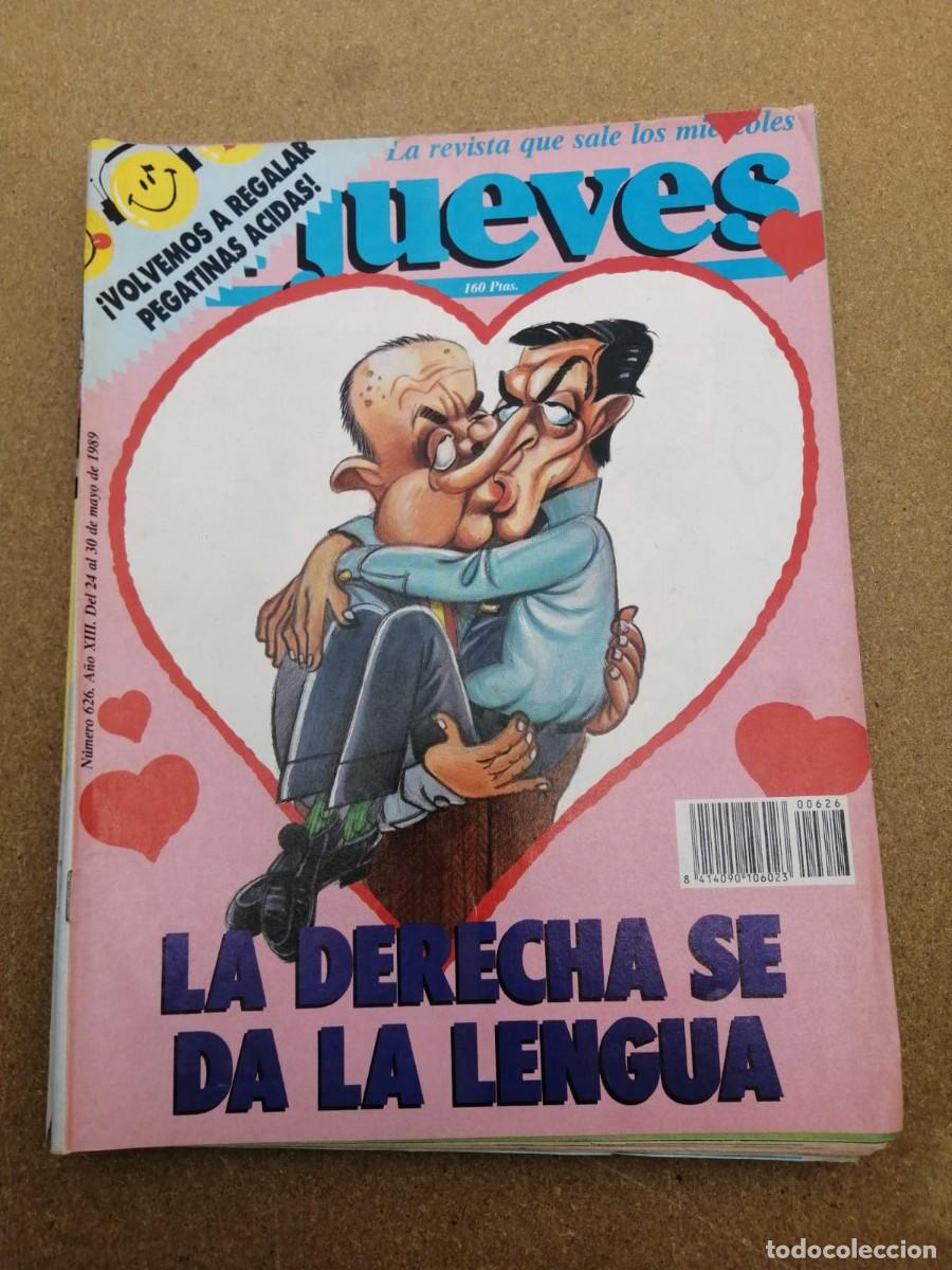 Coleccionismo de revista El Jueves: EL JUEVES (NUMERO 626) LA DERECHA SE DA LA LENGUA