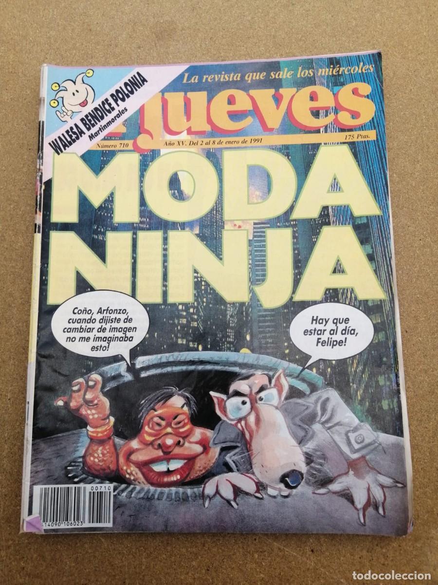 Coleccionismo de revista El Jueves: EL JUEVES (NUMERO 710) MODA NINJA