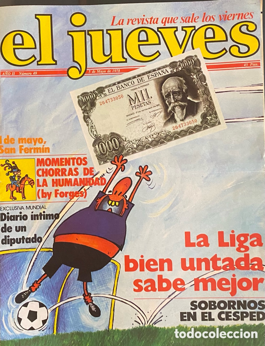 Coleccionismo de revista El Jueves: Ejemplar del peri&oacute;dico El Jueves